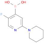 [5-fluoro-2-(piperidin-1-yl)pyridin-4-yl]boronic acid