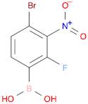 4-Bromo-2-fluoro-3-nitrophenylboronic acid