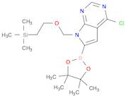 4-氯-7-(2-三甲基硅基乙氧基甲基)-7H-7H-吡咯并[2,3-d]嘧啶-6-硼酸频哪醇酯