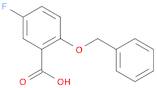 5-Fluoro-2-(phenylmethoxy)benzoic acid