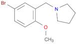 1-(5-Bromo-2-methoxy-benzyl)-pyrrolidine