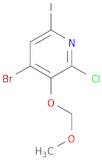 4-Bromo-2-chloro-6-iodo-3-(methoxymethoxy)pyridine