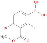 4-Bromo-3-ethoxycarbonyl-2-fuorophenylboronic acid