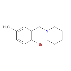 1-(2-Bromo-5-methylbenzyl)piperidine