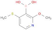 2-Methoxy-4-(methylthio)pyridine-3-boronic acid