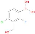 4-Chloro-2-fluoro-3-hydroxymethylphenylboronic acid