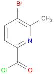 3-Bromo-2-methylpyridine-6-carbonyl chloride