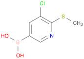 3-Chloro-2-methylthiopyridine-5-boronic acid