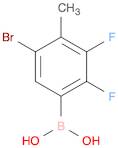 (5-bromo-2,3-difluoro-4-methylphenyl)boronicacid