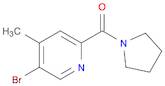 (5-Bromo-4-methyl-pyridin-2-yl)-pyrrolidin-1-yl-methanone