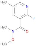 3-Pyridinecarboxamide, 2-fluoro-N-methoxy-N,5-dimethyl-