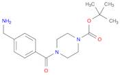 4-(4-氨基甲基-苯甲酰基)-哌嗪-1-羧酸叔丁酯
