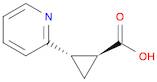 trans-2-(2-pyridyl)cyclopropanecarboxylic acid