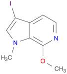 3-Iodo-7-methoxy-1-methyl-1H-pyrrolo[2,3-c]pyridine