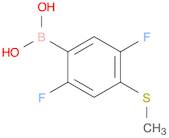 2,5-Difluoro-4-(methylsulfanyl)phenylboronic acid