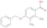 2,3-Dimethyl-4-(phenylmethoxy)benzoic acid