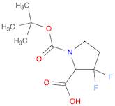 1-[(tert-butoxy)carbonyl]-3,3-difluoropyrrolidine-2-carboxylic acid