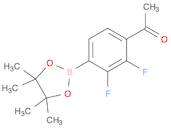 Ethanone, 1-[2,3-difluoro-4-(4,4,5,5-tetramethyl-1,3,2-dioxaborolan-2-yl)phenyl]-