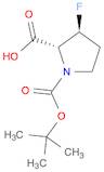 (2R,3S)-1-[(tert-butoxy)carbonyl]-3-fluoropyrrolidine-2-carboxylic acid