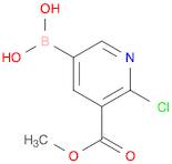 2-Chloro-3-(methoxycarbonyl)pyridine-5-boronic acid