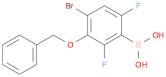 3-Benzyloxy-4-bromo-2,6-difluorophenylboronic acid