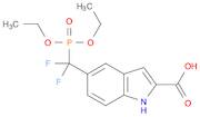 5-[(二乙氧基膦基)二氟甲基]-1H-吲哚-2-羧酸