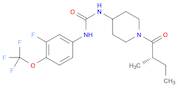 N-[3-氟-4-(三氟甲氧基)苯基]-N'-[1-[(2S)-2-甲基-1-氧丁基]-4-哌啶基]脲
