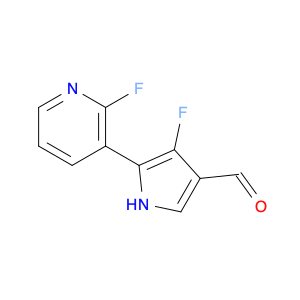 4-Fluoro-5-(2-fluoro-3-pyridinyl)-1H-pyrrole-3-carboxaldehyde