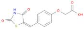 {4-[(E)-(2,4-dioxo-1,3-thiazolidin-5-ylidene)methyl]phenoxy}acetic acid