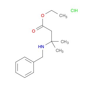 Ethyl 3-(benzylamino)-3-methylbutanoate hydrochloride