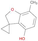 7-甲基螺[2H-苯并呋喃-3,1-环丙烷]-4-醇