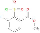 Benzoic acid, 2-(chlorosulfonyl)-3-fluoro-, methyl ester