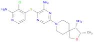 (3S,4S)-8-[6-氨基-5-[(2-氨基-3-氯-4-吡啶基)硫代]-2-吡嗪基] -3-甲基-2-氧杂-8-氮杂螺[4.5 ]癸4-胺
