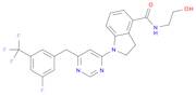 1-(6-(3-fluoro-5-(trifluoromethyl)benzyl)pyrimidin-4-yl)-N-(2-hydroxyethyl)indoline-4-carboxamide