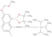 7-氟-3-(甲氧基甲氧基)-8-[2-[三异丙基甲硅烷基]乙炔基]萘-1-硼酸频哪醇酯