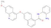 N-(2-氨基苯基)-6-[(7-甲氧基-4-喹啉基)氧基]-1-萘甲酰胺