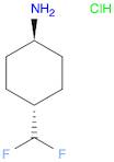 trans-4-(Difluoromethyl)cyclohexanamine hydrochloride