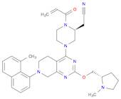 (2S)-1-(1-氧代-2-丙烯-1-基)-4-[5,6,7,8-四氢-7-(8-甲基-1-萘基)-2-[[(2S)-1-甲基-2-吡咯烷基]甲氧基]吡啶并[3,4-d]嘧啶-4-基]-2-哌嗪…