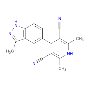 2,6-Dimethyl-4-(3-methyl-1H-indazol-5-yl)-1,4-dihydropyridine-3,5-dicarbonitrile