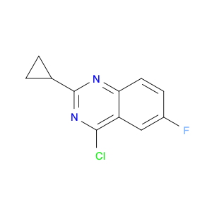 4-Chloro-2-cyclopropyl-6-fluoroquinazoline