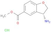 (R)-Methyl 3-amino-2,3-dihydrobenzofuran-5-carboxylate hydrochloride