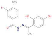 3-Bromo-N'-(1-(2,4-dihydroxyphenyl)ethylidene)-4-methylbenzohydrazide