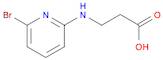 3-((6-Bromopyridin-2-yl)amino)propanoicacid