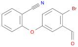 2-(4-Bromo-3-formylphenoxy)benzonitrile