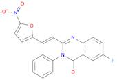 (E)-6-Fluoro-2-(2-(5-nitrofuran-2-yl)vinyl)-3-phenylquinazolin-4(3H)-one