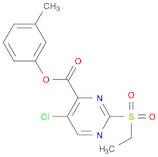 m-Tolyl 5-chloro-2-(ethylsulfonyl)pyrimidine-4-carboxylate