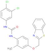 1-(4-(Benzo[d]thiazol-2-ylmethoxy)-2-methylphenyl)-3-(3,4-dichlorophenyl)urea