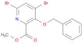 Methyl3-(benzyloxy)-4,6-dibromopicolinate