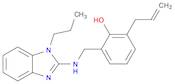 2-Allyl-6-(((1-propyl-1H-benzo[d]imidazol-2-yl)amino)methyl)phenol