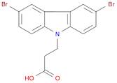 3-(3,6-Dibromo-9H-carbazol-9-yl)propanoic acid